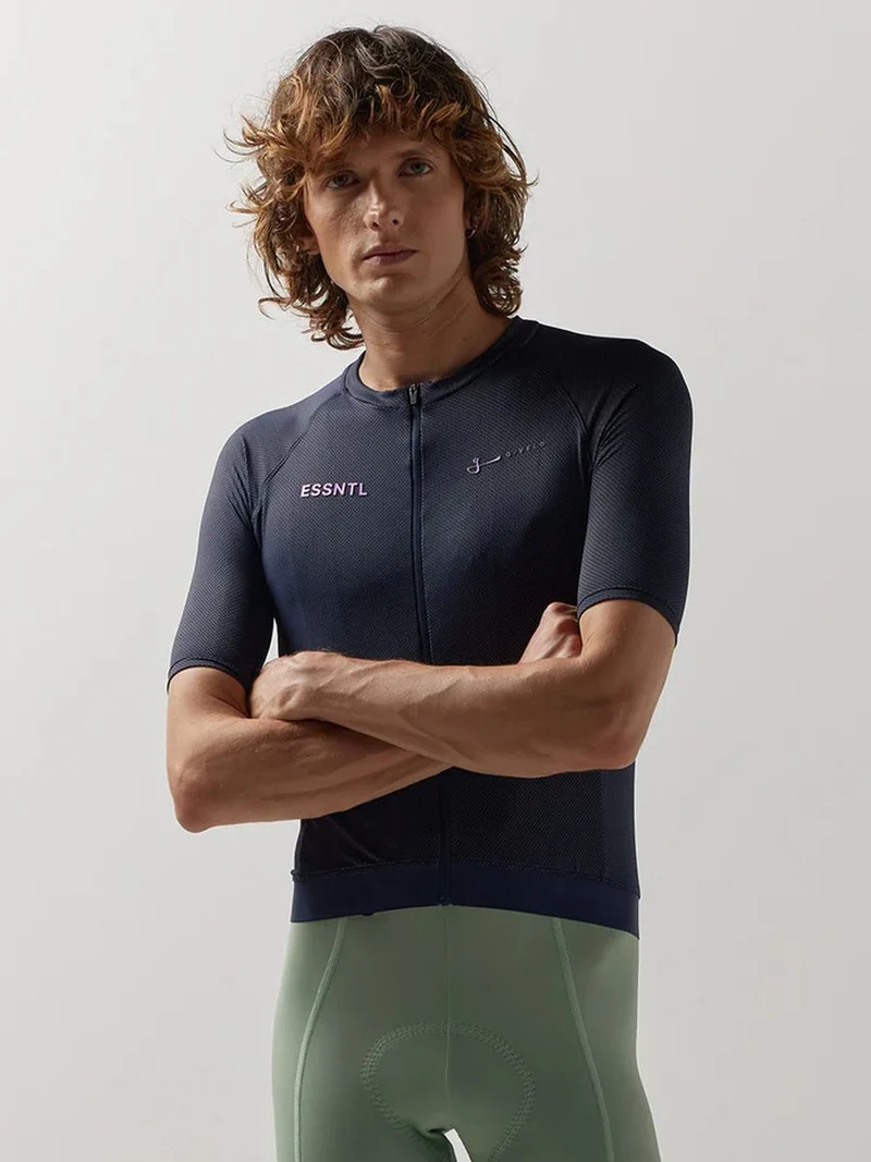 Jersey Ciclismo M/C Unisex Givelo Essntl Grafeno Azul