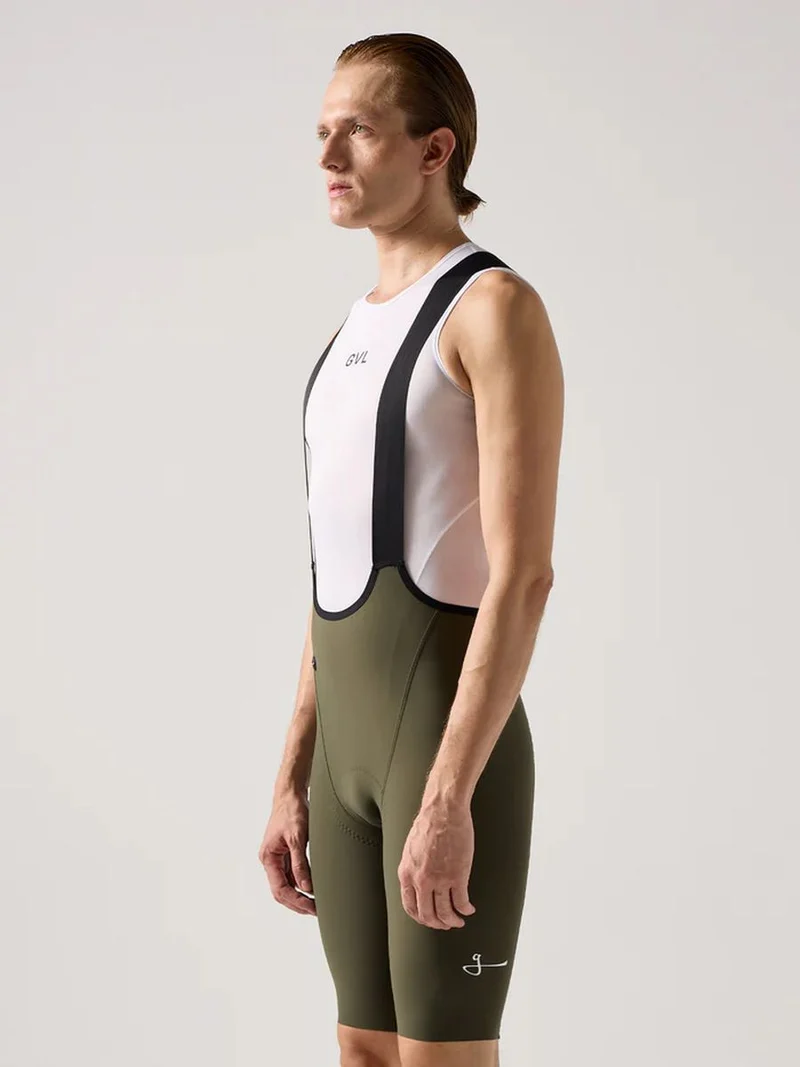 Pantaloneta Ciclismo C/T Givelo Hombre HD Pro 2.0 Olive