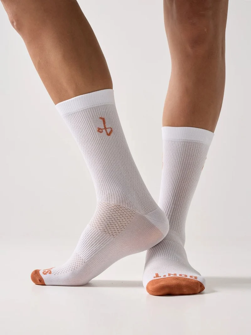 Medias Ciclismo Givelo Calcetines MC Rib White