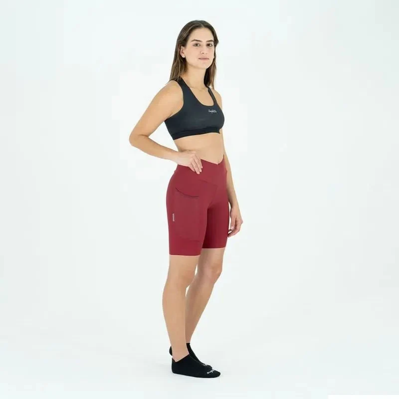 Pantaloneta Running Safetti Titán Mujer Terracota