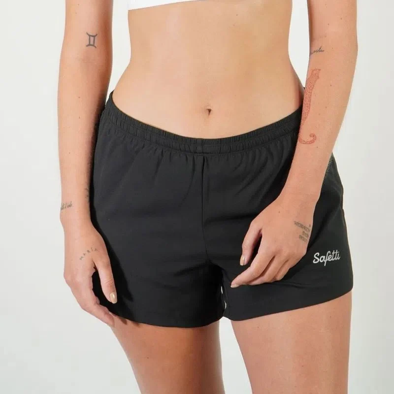 Pantaloneta Running Safetti Mujer Mezzanotte Negra