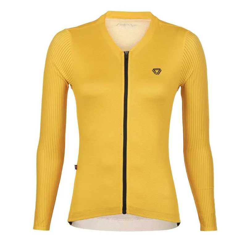 Jersey Ciclismo M/L Mujer GW Dig Basic Amarillo