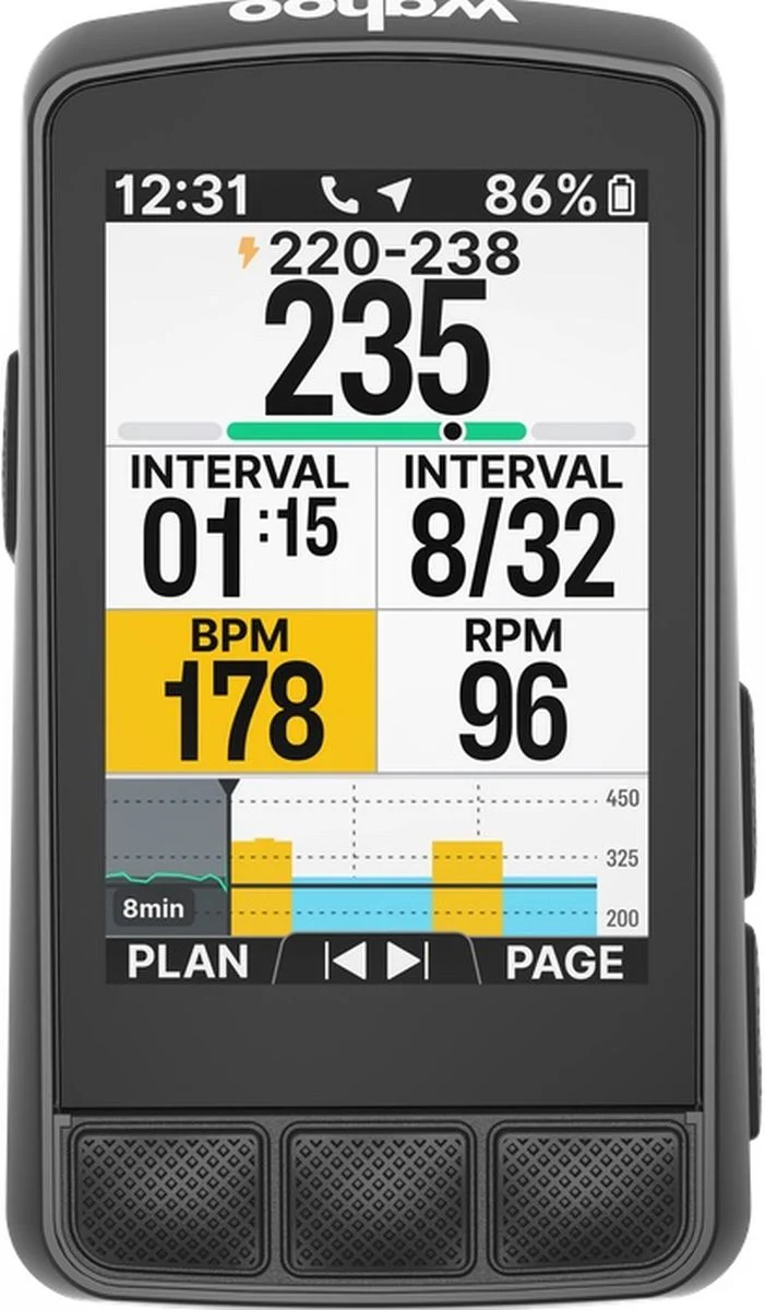 Ciclocomputador Wahoo GPS Elemnt Bolt V3