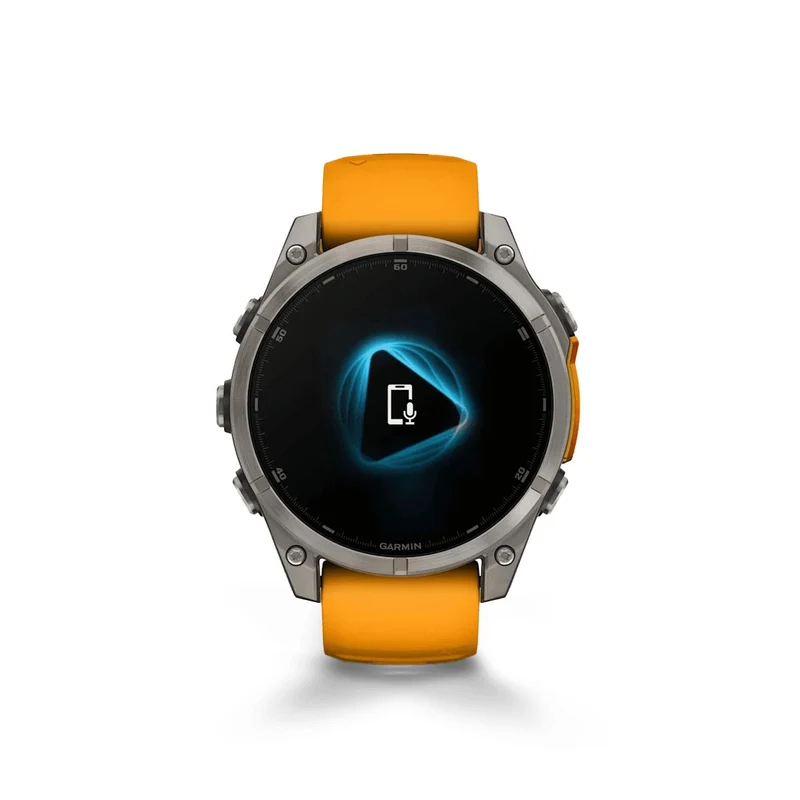 Reloj Garmin Fenix 8 47Mm Amoled Zafiro Titanio Naranja
