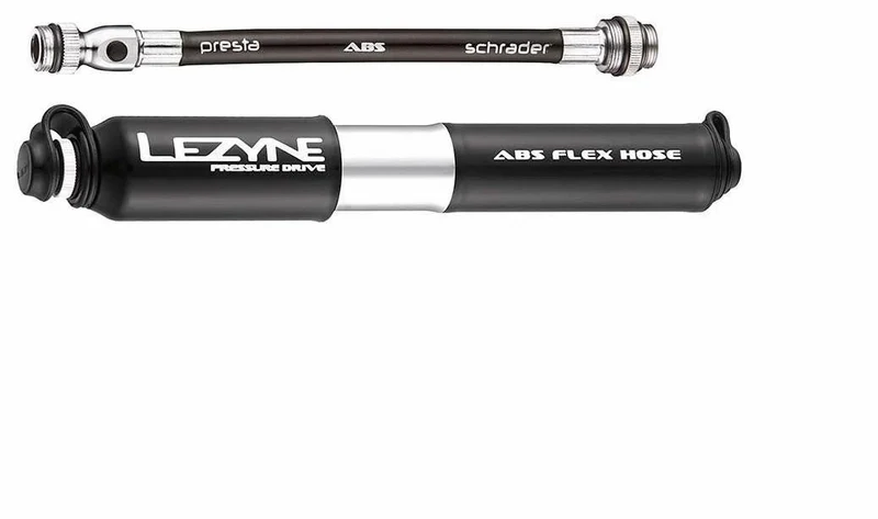 Infladores de Mano Ciclismo Lezyne HP Drive M Black/hi Gloss
