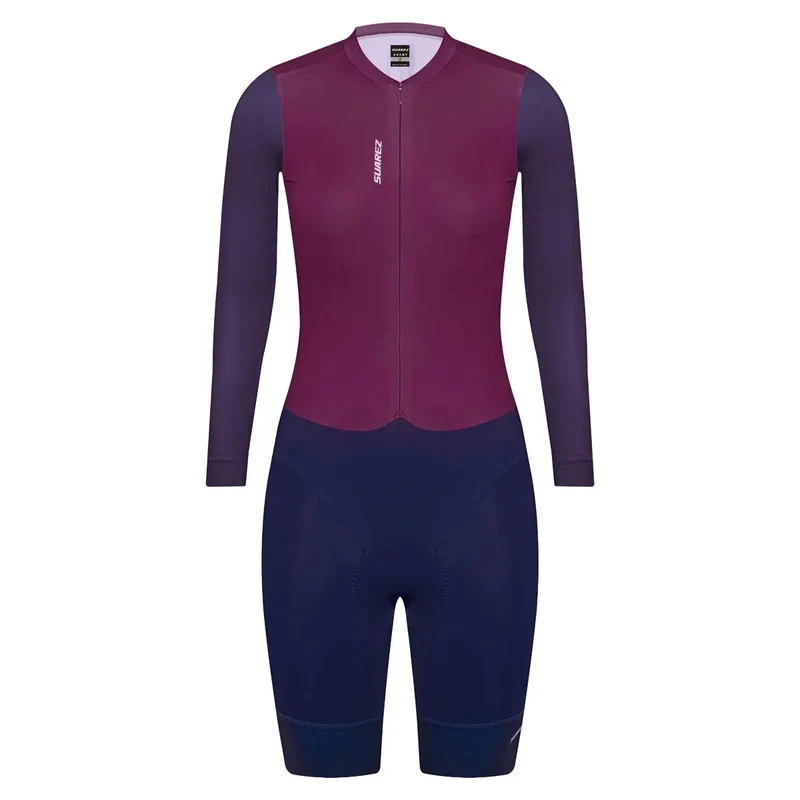 Enterizo de Ciclismo Suarez Mujer M/L Vortex Berry