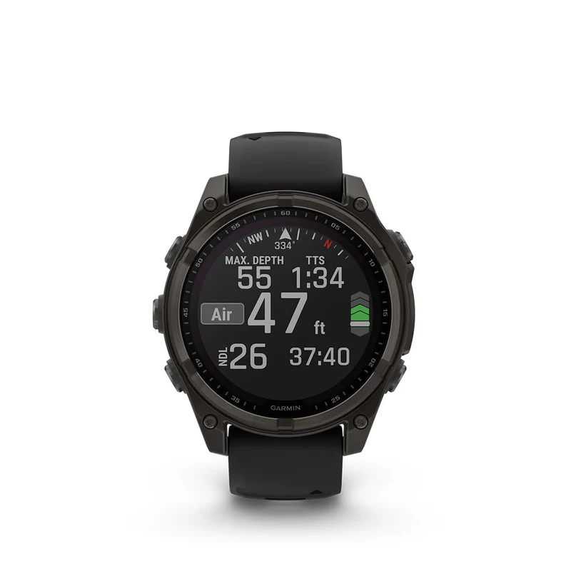 Reloj Garmin Fenix 8 51Mm Solar Zafiro Titanio Dlc Gris Ngra