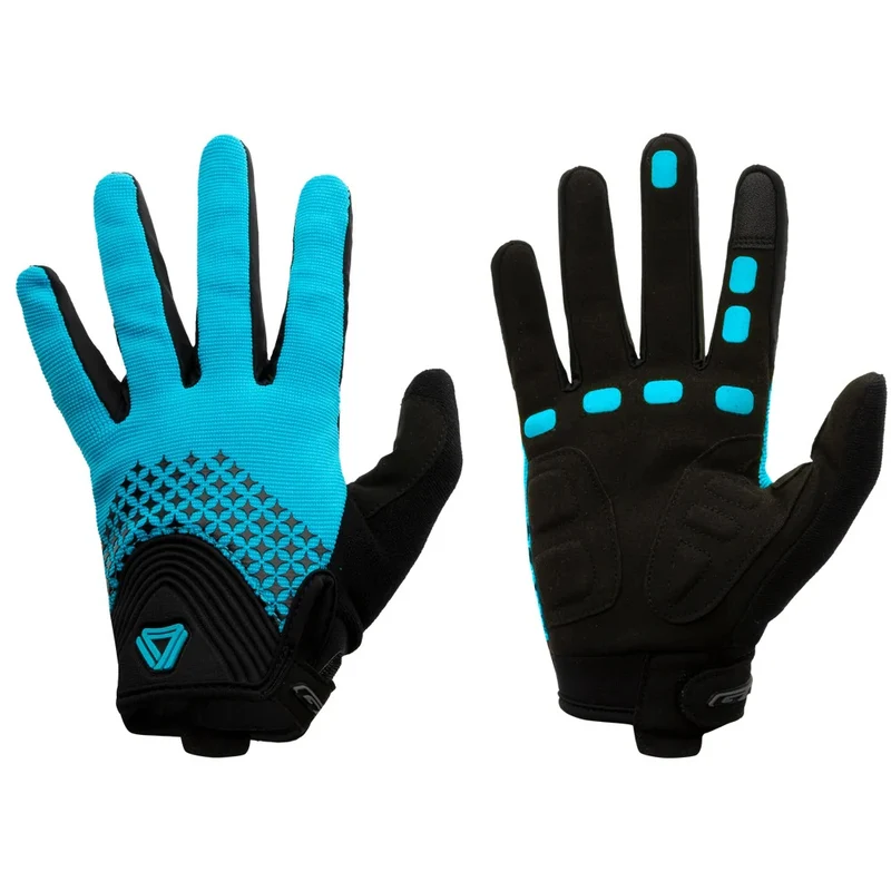 Guantes Ciclismo Largos GW Full Torch Azul Claro