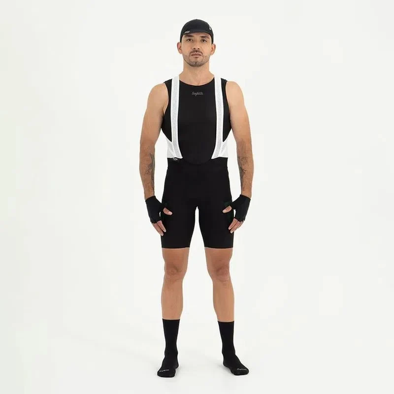 Pantaloneta de Ciclismo C/T Safetti Evans Cargo Hombre Verde
