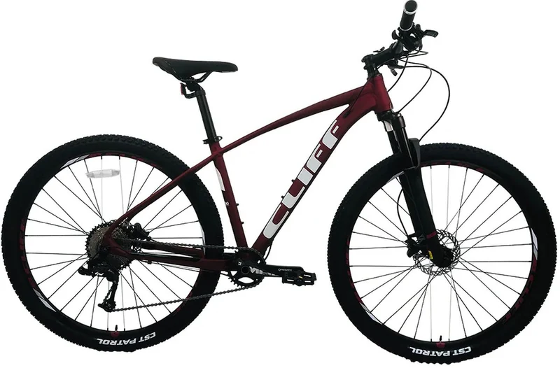 Bicicleta MTB Cliff Muddy 7 SS-SR 29" VinoTinto Blanco 2022