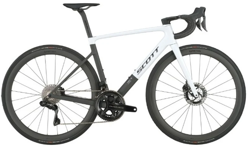 Bicicleta Ruta Scott Addict RC Pro 2025/26 12 V Negro/Blanco