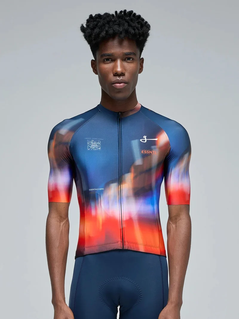 Jersey Ciclismo M/C Hombre Givelo Caos Negra