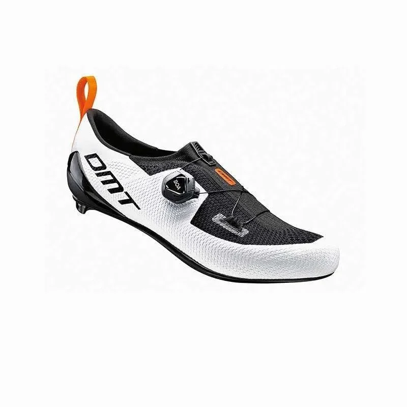 Zapatilla Ciclismo Triatlón Dmt KT1 Blanco/Negro