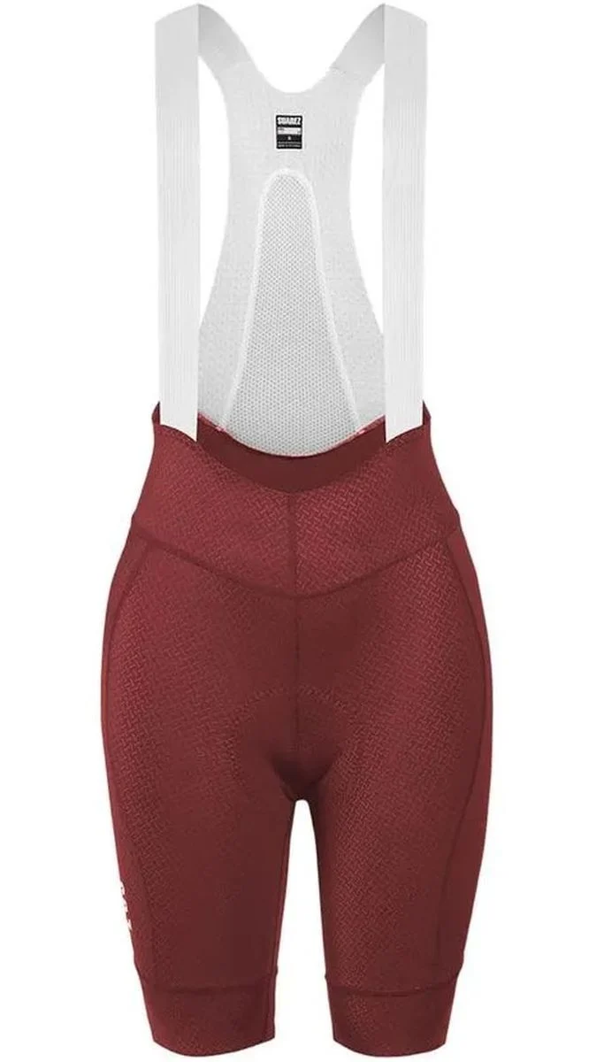 Pantaloneta de Ciclismo C/T Mujer Suarez Hard Moroccon Red