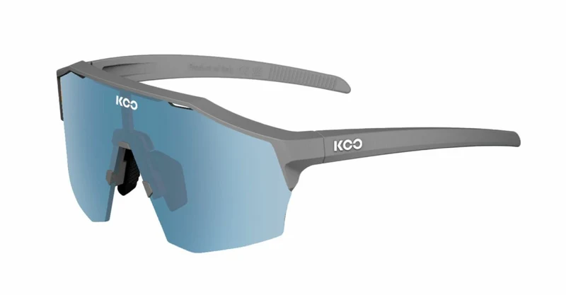 Gafas de Ciclismo Koo Alibi Grey Matt Lente Turquoise
