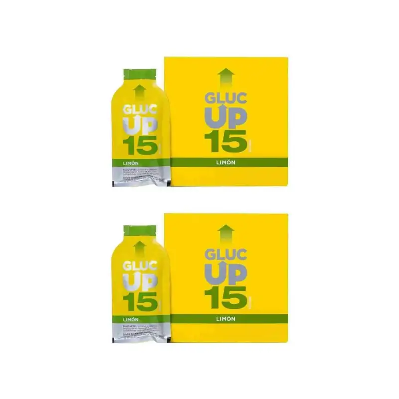 Gluc Up 15 Faes Farma Sabor Limón, 2X20 Sticks