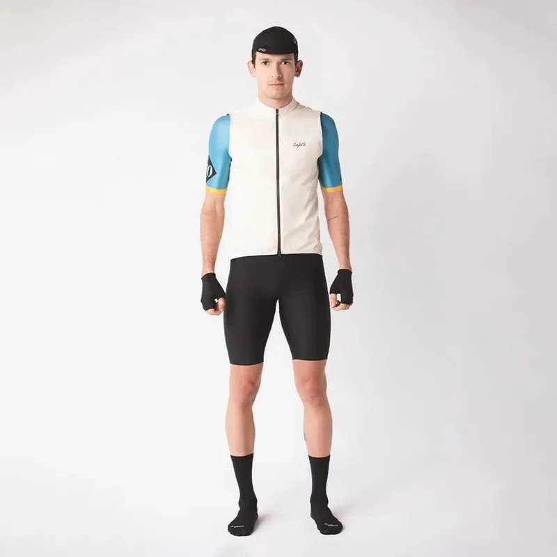 Chaleco Ciclismo Safetti Napoli Hombre Blanco