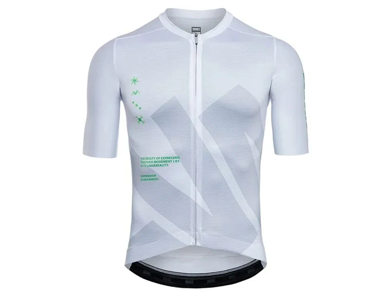 Jersey Ciclismo M/C Hombre Lock Bright White