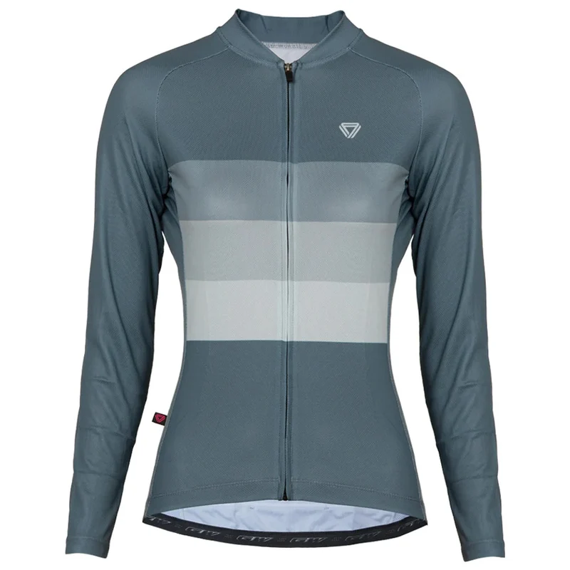 Jersey Ciclismo M/L Mujer GW Fade Gris
