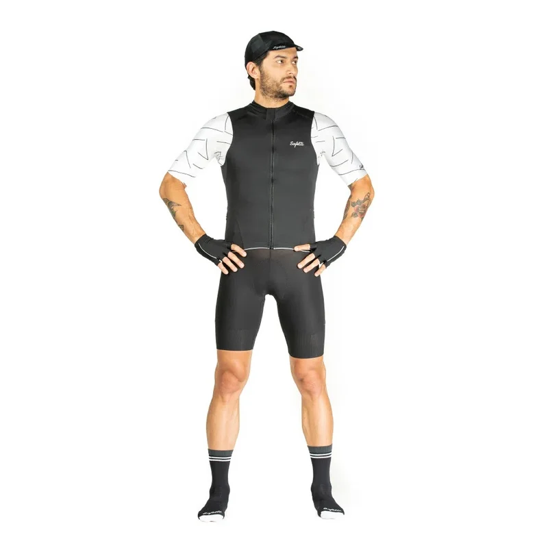 Chaleco Ciclismo Alpes Hombre Negro