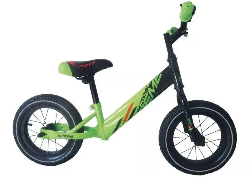 Bicicleta GW Extreme Negro/Verde 12" Niño (a)