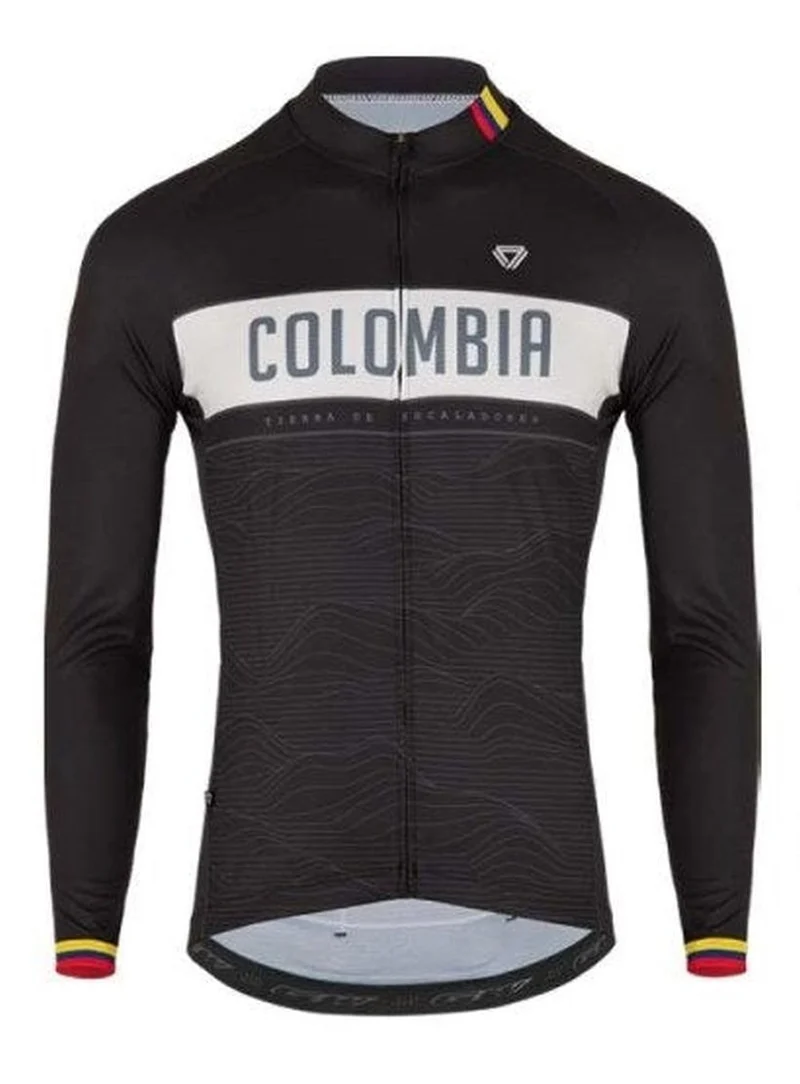 Jersey Ciclismo M/L Hombre GW Colombia Escaladores Negro