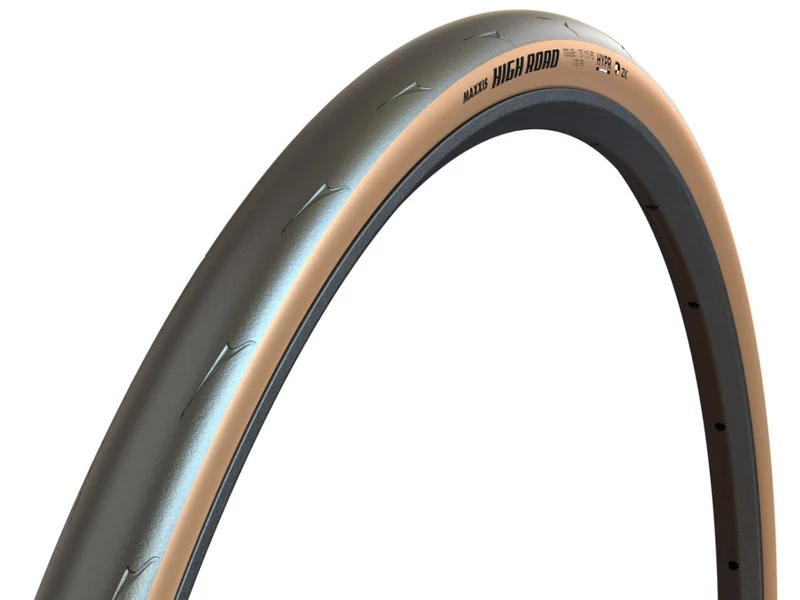 Llanta de Ruta Maxxis High Road Tan Wall Tubeless 700x25C